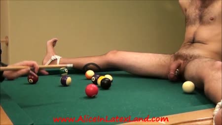 Bruised Balls Cbt Pt 2 How To Win At Pool Femdom Cbt - How to win at pool - part 2
spread across the pool table cbt


i want my submissive to feel as exposed and vulnerable as possible... What better way to do that, then to tie him spread-eagle out across the pool table?

now his testicles practically beg for cbt. What an irresistible target!

quickly I dispense with the cue-ball entirely and shoot directly into his helplessly exposed groin, bouncing them off his nuts relentlessly. This will teach him to beat me at pool!

it also gives me the encouragement I need to improve my own table skills! Cbt is a great motivator for dommes and subs alike!


for more authentic femdom movies and lifestyle adventures, join me at http://****aliceinbondageland****